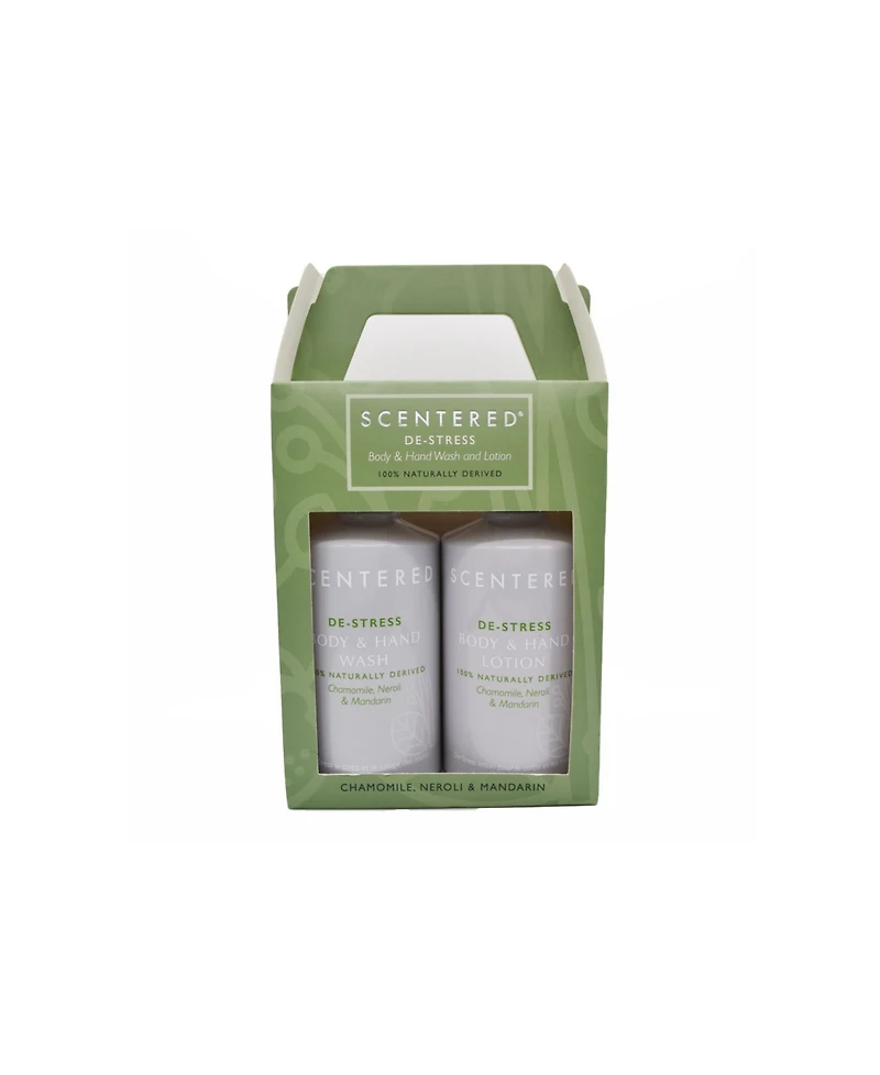 Scentered De-Stress Body & Hand Wash and Lotion Duo, 300 ml each