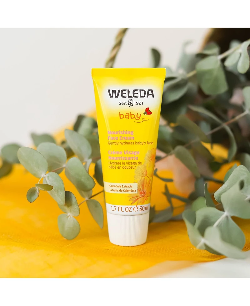 Weleda Nourishing Baby Face Cream with Calendula Extracts, 1.7 oz