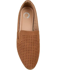 Journee Collection Women's Lucie Perforated Slip On Loafers