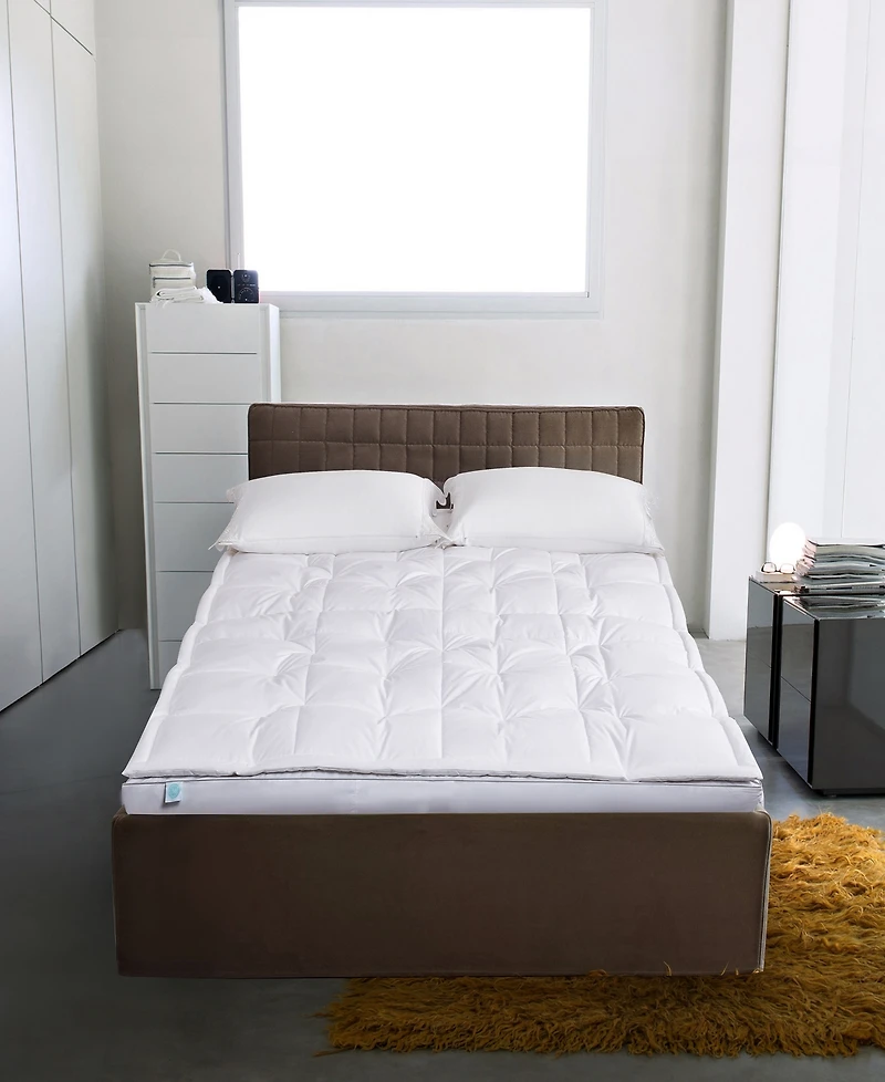 Martha Stewart 3'' White Down Top Featherbed