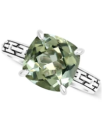 Effy Green Quartz Statement Ring (3-7/8 ct. t.w.) Sterling Silver