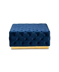 Verene Glam and Luxe Square Cocktail Ottoman