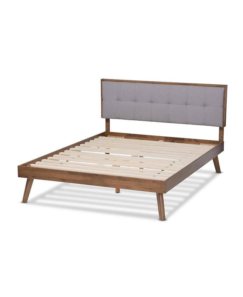 Alke Mid-Century Modern Full Size Platform Bed
