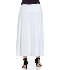 24seven Comfort Apparel Plus Maxi Skirt