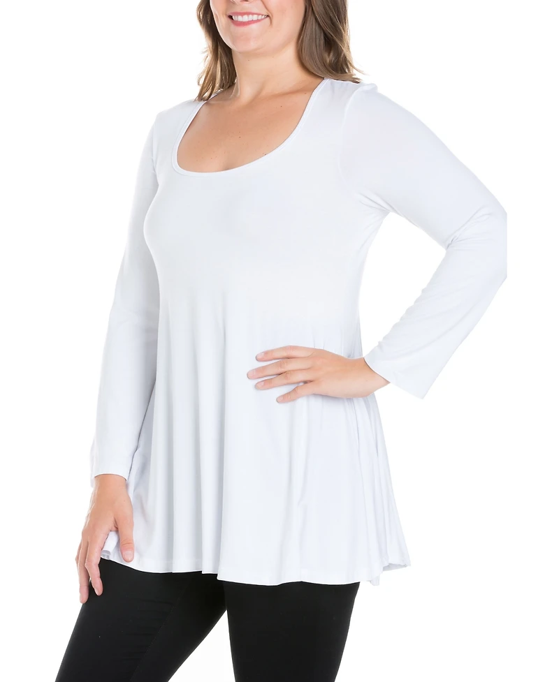 Women's Plus Poised Swing Tunic Top