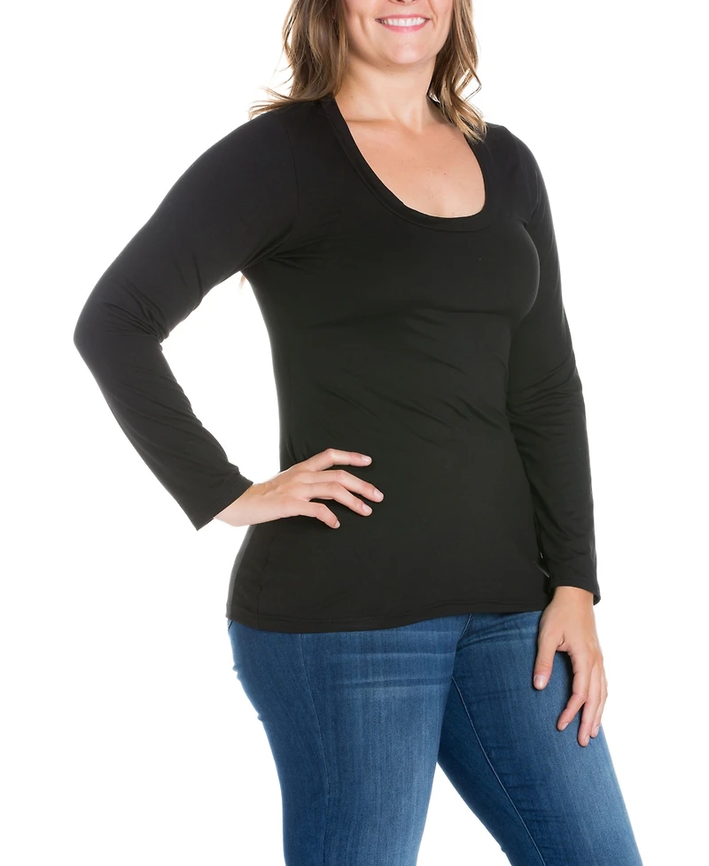 Women's Plus Long Sleeves T-Shirt