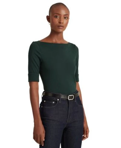Lauren Ralph Lauren Stretch Boatneck Top Pxs 3x