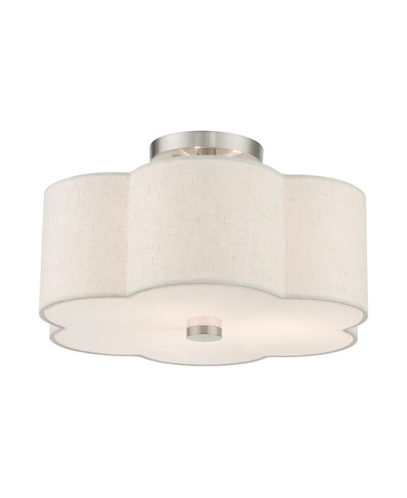 Solstice 3 Lights Semi Flush