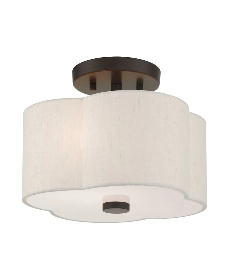 Solstice 2 Lights Semi Flush