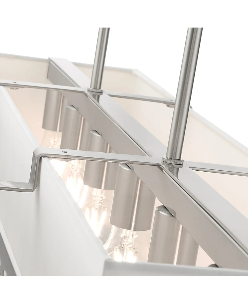 Calinda 6 Lights Linear Chandelier