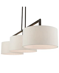Meridian 3 Lights Linear Chandelier