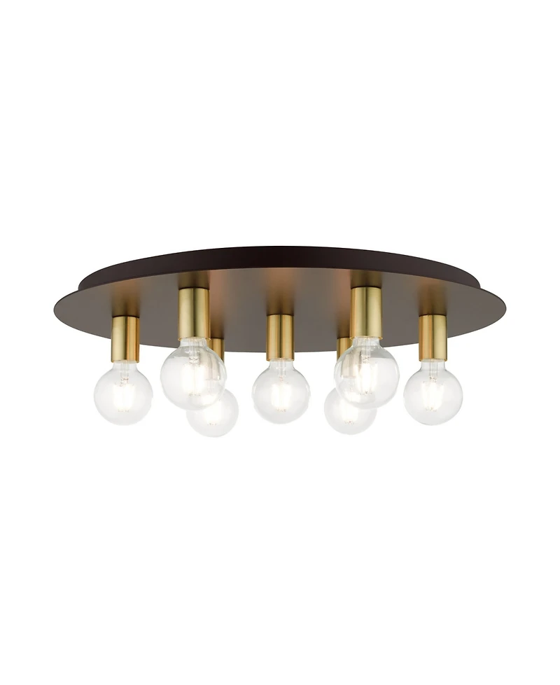 Hillview 7 Lights Flush Mount