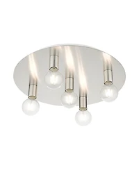Hillview 5 Lights Flush Mount