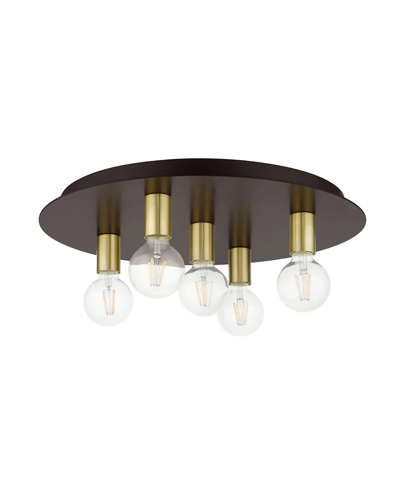 Hillview 5 Lights Flush Mount