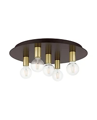 Hillview 5 Lights Flush Mount