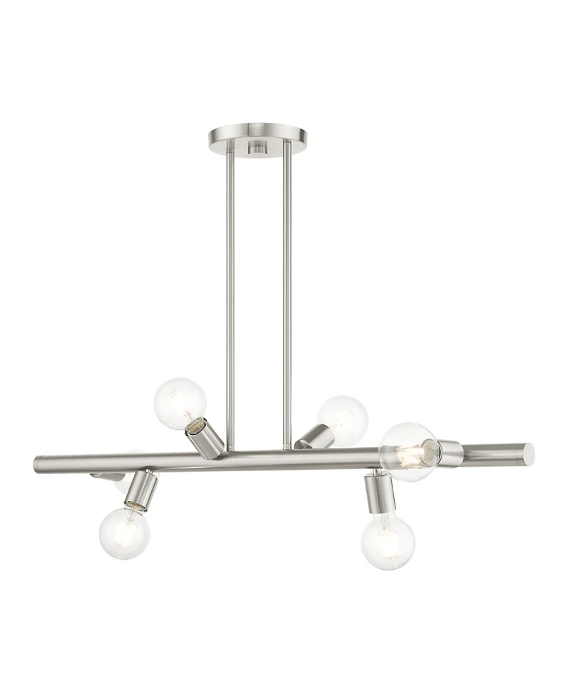 Bannister 6 Lights Linear Chandelier