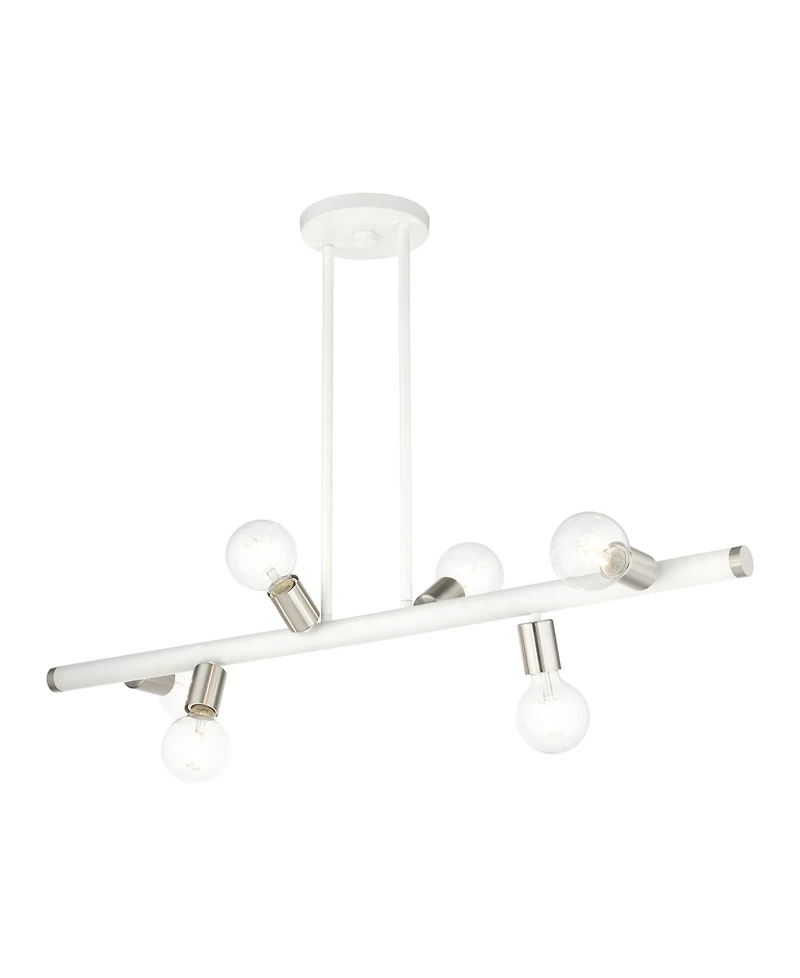 Bannister 6 Lights Linear Chandelier