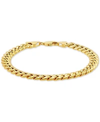 Lightweight Men's Miami Cuban Link 9-1/2" Chain Bracelet (7mm) in 10k Gold