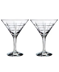 Orrefors Set of 2 Street Martini Glasses