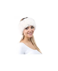 Marcus Adler Women's Plush Faux Fur Stretch Headband