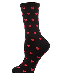 Hearts Cashmere Women's Crew Socks
