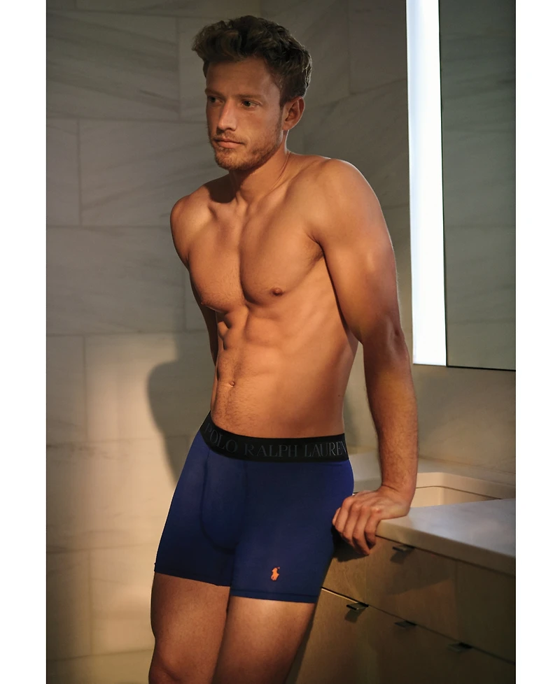 Polo Ralph Lauren Men's 3-Pack 4D Flex Modal Boxer Briefs