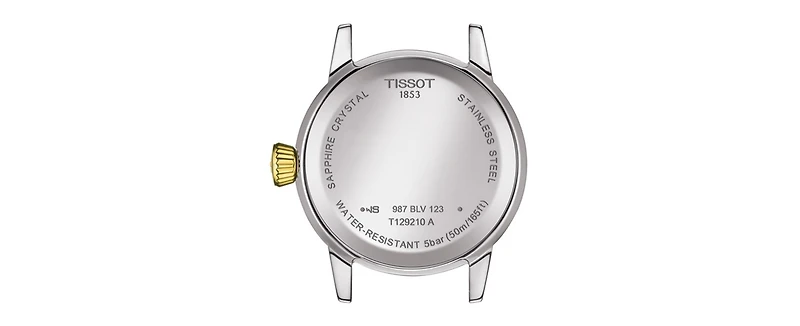Tissot Women's Swiss Classic Dream Two-Tone Stainless Steel Bracelet Watch 28mm