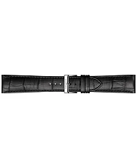 Tissot Men's Swiss Automatic Classic Dream Black Leather Strap Watch 42mm