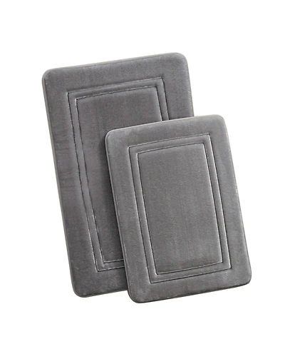 Truly Calm Antimicrobial Memory Foam 2-Pc. Bath Rug Set