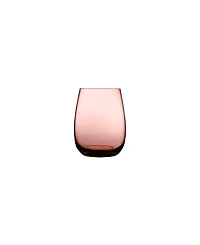 Nude Glass Colored U Tumblers, Set of 4