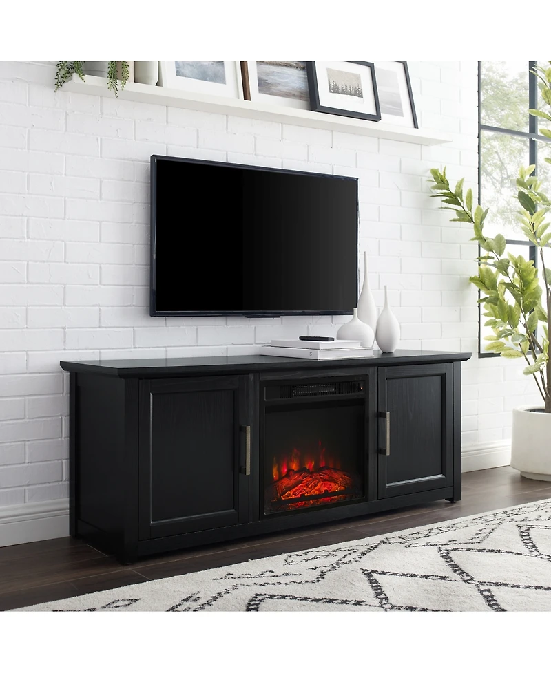 Camden 58" Low Profile Tv Stand with Fireplace