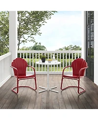 Tulip 3 Piece Outdoor Bistro Set