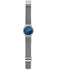 Skagen Men's Grenen Gray Stainless Steel Mesh Bracelet Watch 37mm