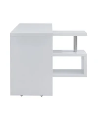 Tara Multifunctional Corner Desk with Shelves