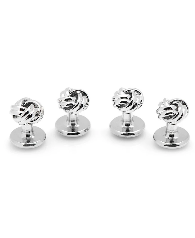Men's Knot Cufflink and Stud Set