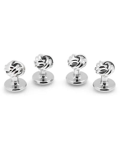 Men's Knot 4 Piece Stud Set