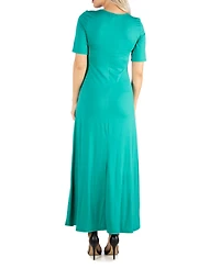 24seven Comfort Apparel Women's Casual Maxi Dress