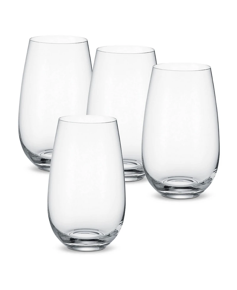 Villeroy & Boch Entree Water Tumbler/Cocktail Glass, Set of 4