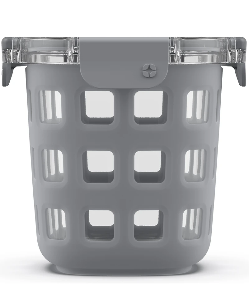 Ello DuraGlass -Cup Round Meal Prep Food Storage Container