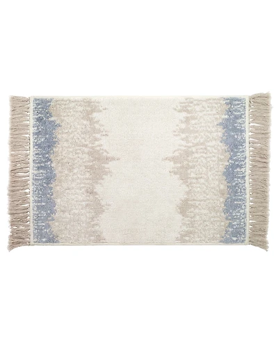 Avanti Abstract Coastal Seashells & Coral Bath Rug, 20" x 30"