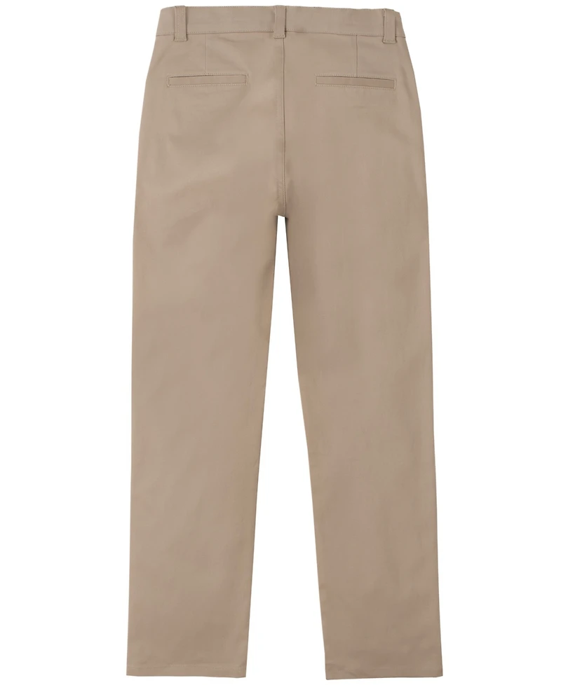 Nautica Big Boys Uniform Stretch Twill Pant with Reinforced Knees