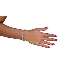 Diamond Station Bracelet in Sterling Silver (3/8 ct. t.w.)