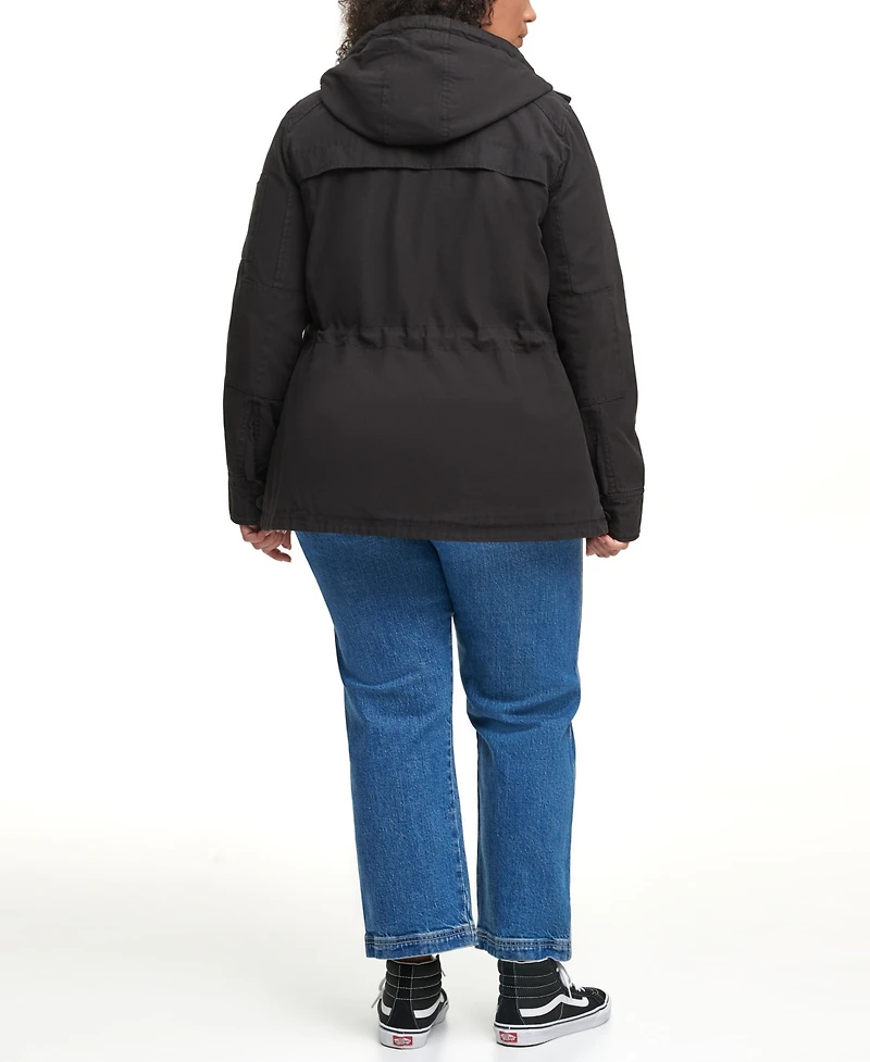 Levi's Trendy Plus Cotton Hood Utility Jacket
