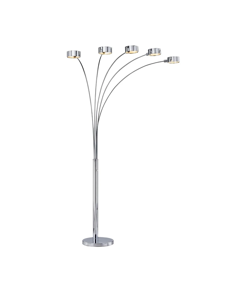 Artiva Usa Micah Arched 88" Floor Lamp with Rotatable Shade and Dimmer
