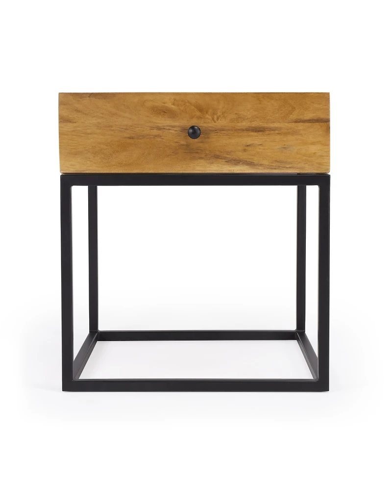 Butler Specialty Brixton Iron and Wood End Table