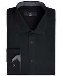 Society of Threads Men's Slim-Fit Non-Iron Performance Solid Dress Shirt
