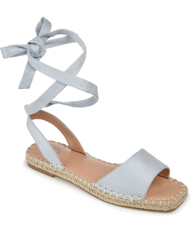 Journee Collection Women's Emelie Espadrille Flat Sandals