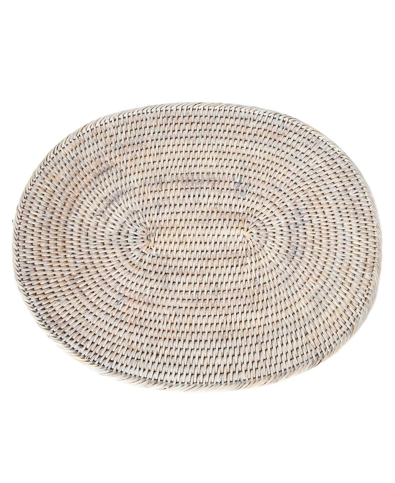 Artifacts Rattan Oval Placemat