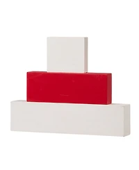 Glitzhome Valentine's Block Table Decor