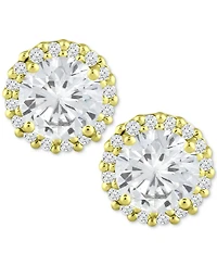 Giani Bernini Pave Cubic Zirconia Stud Earrings (1-3/4 ct. t.w.) Sterling Silver, Created for Macy's